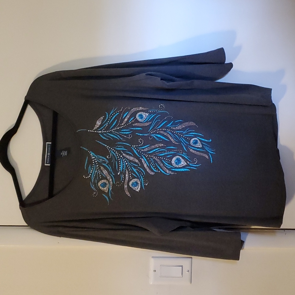 3/4 sleeve length women's top